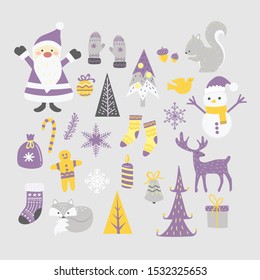 christmas elements for christmas decoration, personal project and many more