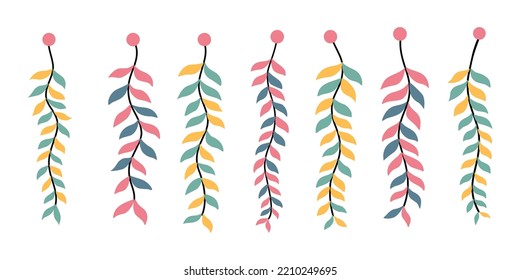 Christmas elements designed in doodle style for Christmas themed decorations, cards, scrapbooks, digital prints, bag designs, fabric patterns and more. 
