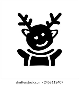 Christmas elements in modern minimalist geometric style. icon set in black in flat design style. Christmas tree with geometric patterns, stars, lights and Christmas supporting elements