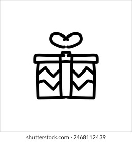 Navidad Elementos en estilo geométrico minimalista moderno. icono engastado en negro en estilo de diseño plano. Árbol de Navidad con patrones geométricos, estrellas, luces y Navidades que sostienen los Elementos