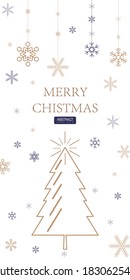 Christmas elements, New Year blessing vector shading material