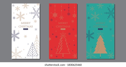 Christmas elements, New Year blessing vector shading material