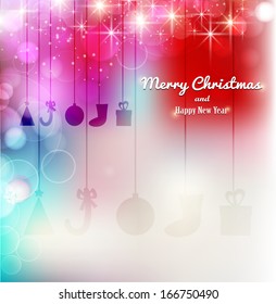 Christmas elements for christmas and New Year holidays