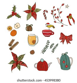 Christmas elements. Vector for design