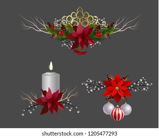 Christmas elements for your designs