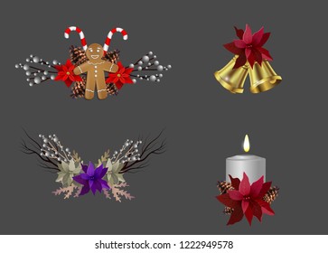 Christmas elements for your designs