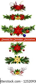 Christmas elements for your designs