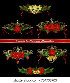 Christmas elements for your designs