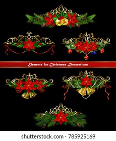 Christmas elements for your designs