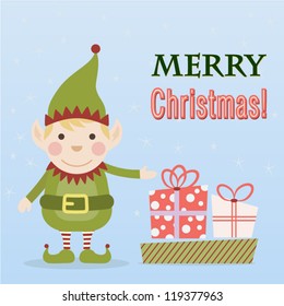 Christmas Elf Card