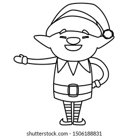 Christmas elf design vector illustration