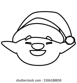 Christmas elf design vector illustration