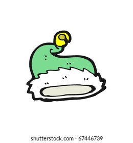 christmas elf hat cartoon