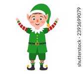 Christmas elf. Santa