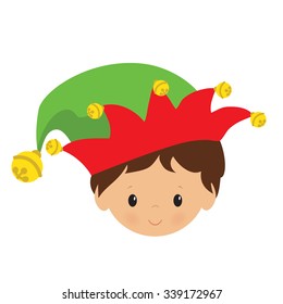 Christmas elf vector illustration