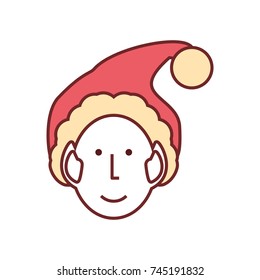 christmas elf vector illustration