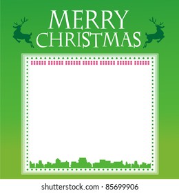  christmas elk - vector illustration.