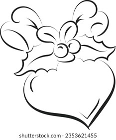 Christmas Embroidery design for print or use as poster, card, flyer or T Shirt
