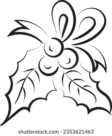 Christmas Embroidery design for print or use as poster, card, flyer or T Shirt