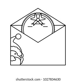 christmas envelope icon