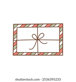 Christmas envelope or Christmas mail