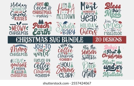 Christmas EPS Bundle,
Christmas, Cut Files, Single Design