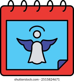 Christmas Eve Icon or Illustration Representing Festive Preparations, Holiday Spirit, and Seasonal Celebrations