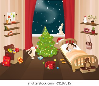 Christmas eve (vector version)