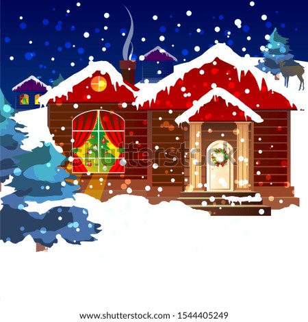 Similar – Image, Stock Photo Christmas village