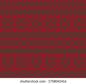 Fondo del patrón de la isla de la feria navideña para textiles de moda, ropa de cama y gráficos