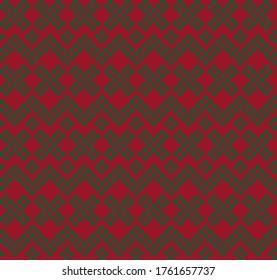 Christmas fair isle pattern background for fashion textiles, knitwear and graphics