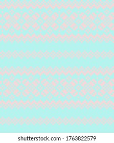 Christmas fair isle pattern background for fashion textiles, knitwear and graphics