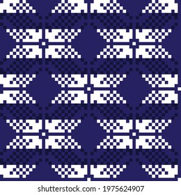 Christmas fair isle pattern background for fashion textiles, knitwear and graphics