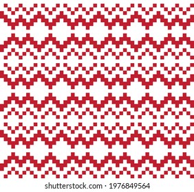 Christmas fair isle pattern background for fashion textiles, knitwear and graphics