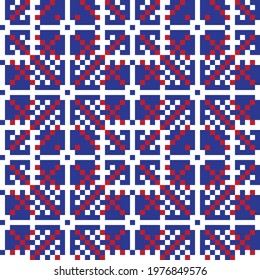 Christmas fair isle pattern background for fashion textiles, knitwear and graphics