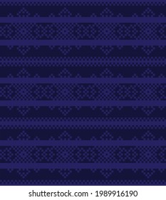 Christmas fair isle pattern background for fashion textiles, knitwear and graphics