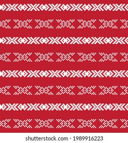 Christmas fair isle pattern background for fashion textiles, knitwear and graphics