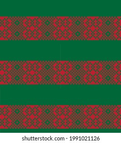 Christmas fair isle pattern background for fashion textiles, knitwear and graphics
