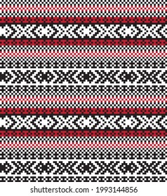 Fondo del patrón de la isla de la feria navideña para textiles de moda, ropa de cama y gráficos