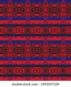 Fondo del patrón de la isla de la feria navideña para textiles de moda, ropa de cama y gráficos