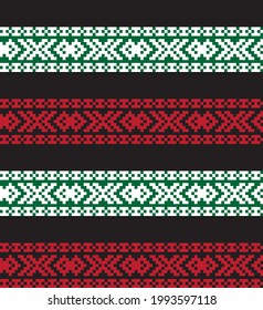 Weihnachtsmesse, einfarbiger Hintergrund für Modetextilien, Strickwaren und Grafiken