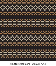 Christmas fair isle pattern background for fashion textiles, knitwear and graphics