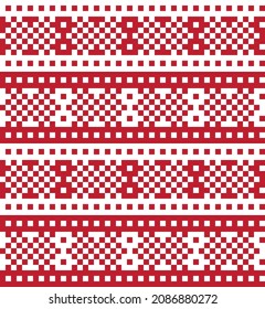 Christmas fair isle pattern background for fashion textiles, knitwear and graphics