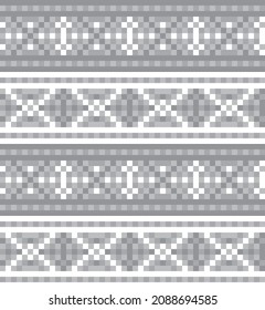 Christmas fair isle pattern background for fashion textiles, knitwear and graphics