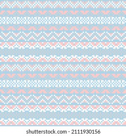 Diseño de patrones de isel de la feria navideña para textiles de moda, prendas de vestir y gráficos