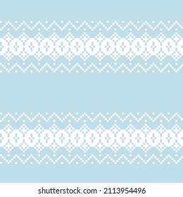 Christmas fair isle pattern design for fashion textiles, knitwear and graphics