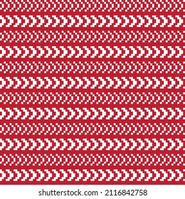 Christmas fair isle pattern design for fashion textiles, knitwear and graphics