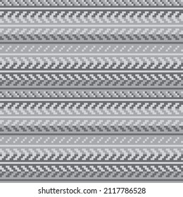 Christmas fair isle pattern design for fashion textiles, knitwear and graphics
