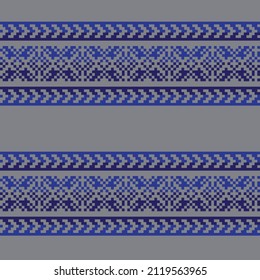 Christmas fair isle pattern design for fashion textiles, knitwear and graphics