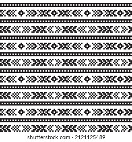 Christmas fair isle pattern design for fashion textiles, knitwear and graphics